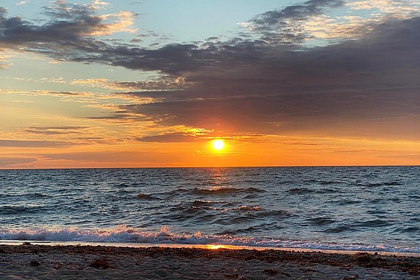 Sonnenuntergang Ostsee