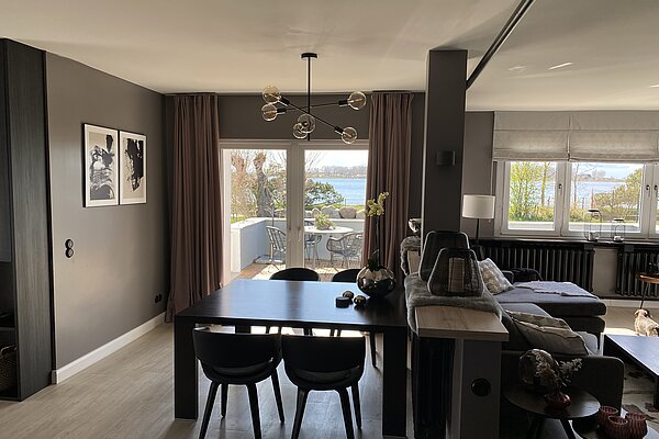 Blick in den Essbereich